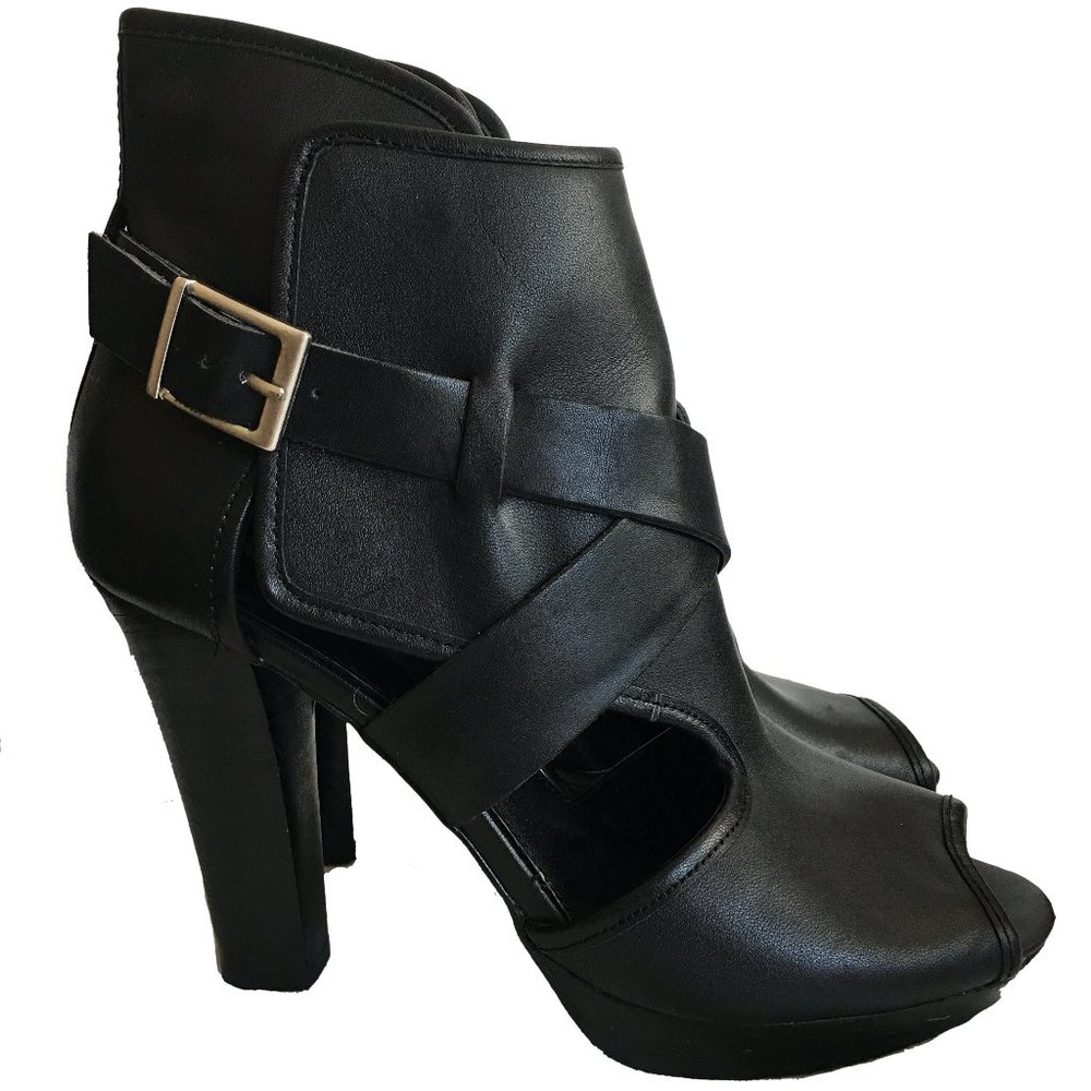 Kelsi Dagger Marcelle Booties Open Toe Heels